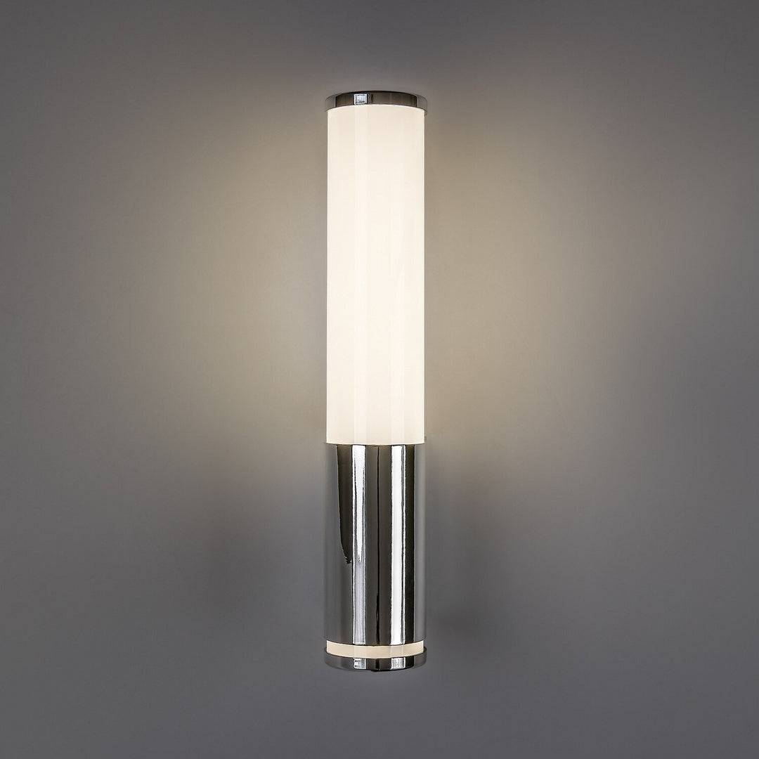 Applique d'intérieur Tenero, LED 6 W, 4 000 K, 600 lm, H 29 cm, chrome, IP44, 75100