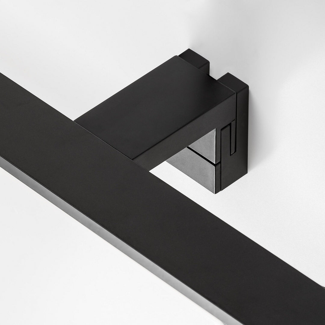 Applique de salle de bains, Seyra, LED 8 W, 4 000 K, 650 lm, L 40 cm, noir, IP44, 75112