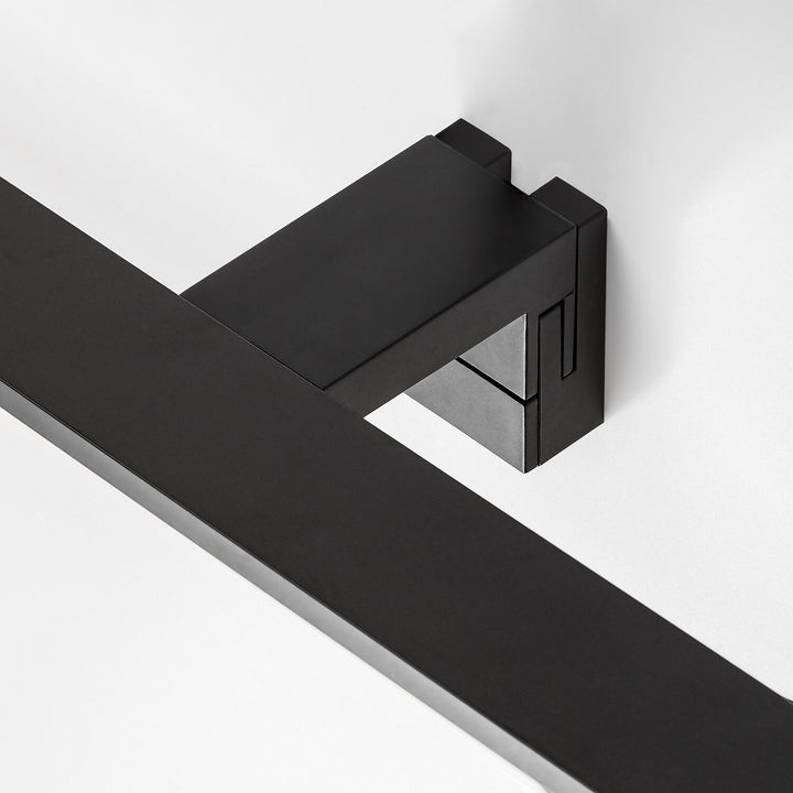 Applique de salle de bains, Seyra, LED 8 W, 4 000 K, 650 lm, L 40 cm, noir, IP44, 75112