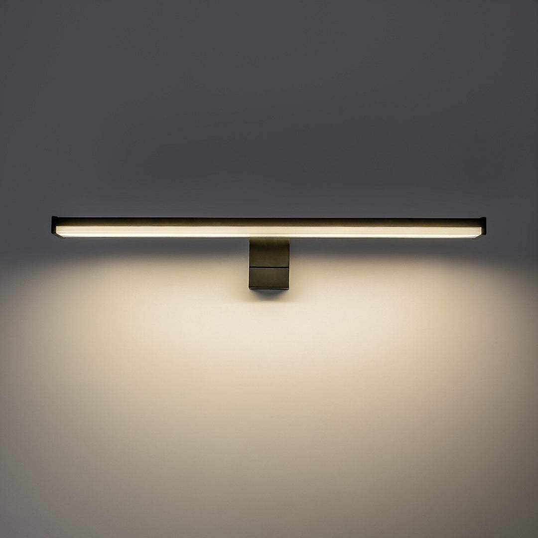 Applique de salle de bains, Seyra, LED 8 W, 4 000 K, 650 lm, L 40 cm, noir, IP44, 75112