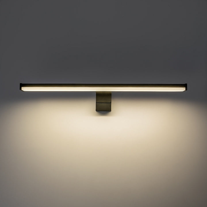 Applique de salle de bains, Seyra, LED 8 W, 4 000 K, 650 lm, L 40 cm, noir, IP44, 75112
