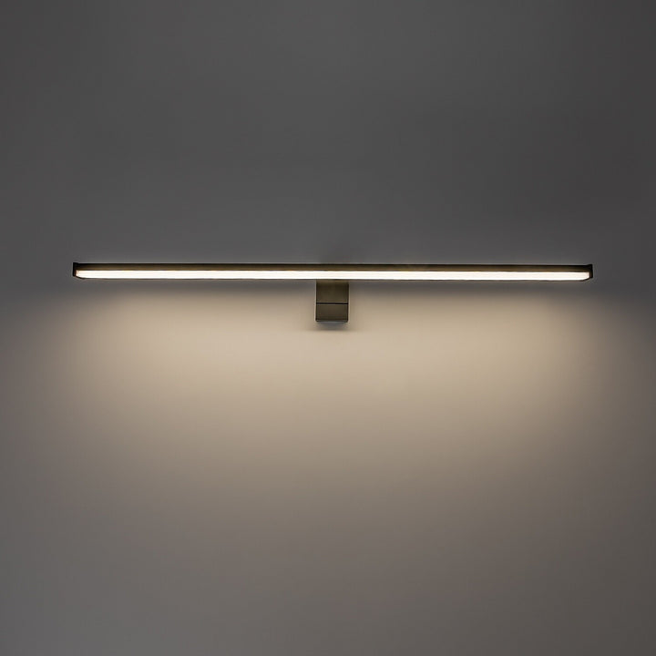 Applique de salle de bains, Seyra, LED 12 W, 4 000 K, 910 lm, L 60 cm, noir, IP44, 75113