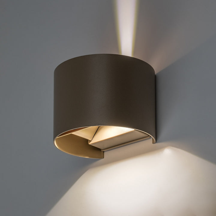 Applique d'extérieur, Virna, LED 5 W, 420 lm, température de couleur 2 700, 4 000, 6 500 K, IP54, gris-beige, 77217