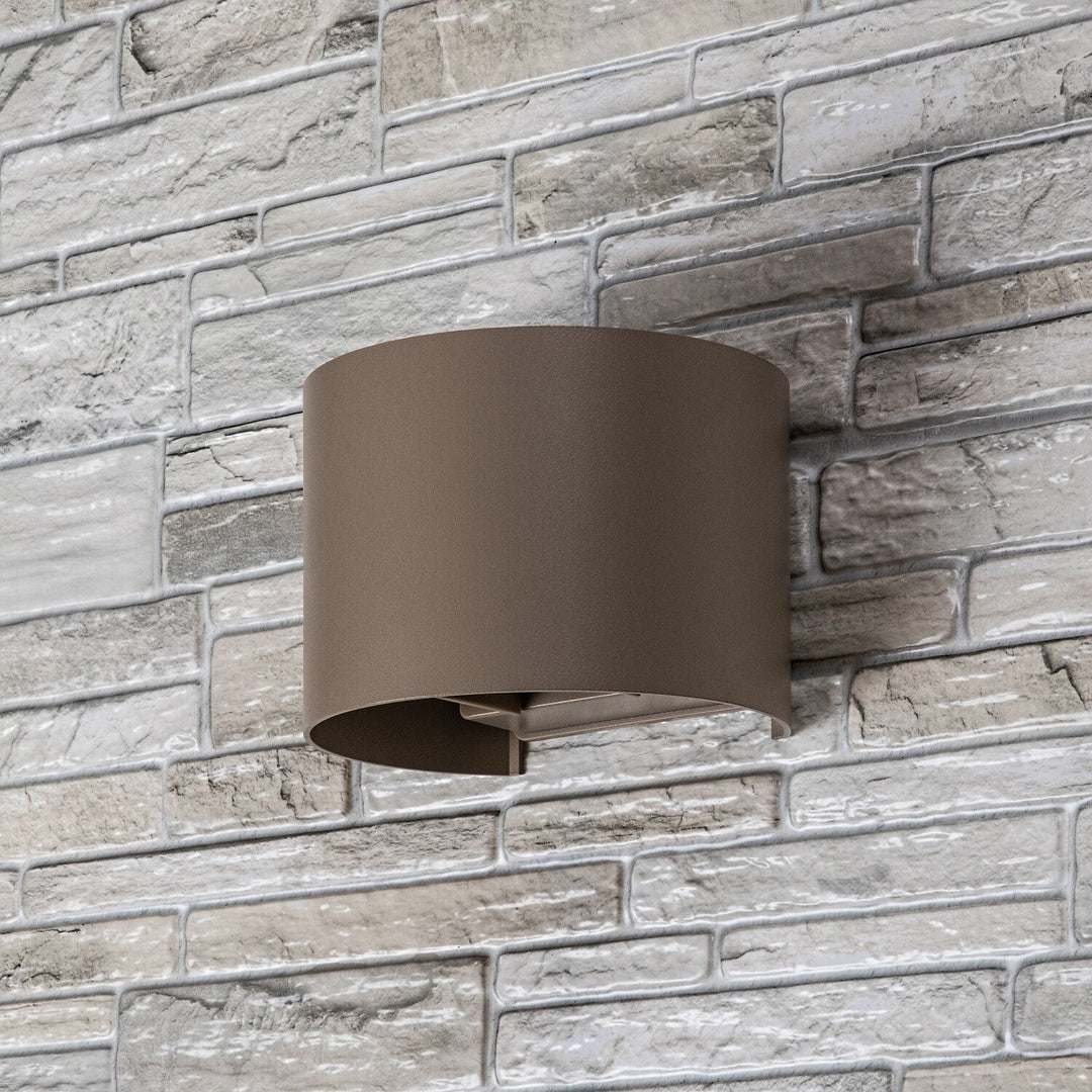 Applique d'extérieur, Virna, LED 5 W, 420 lm, température de couleur 2 700, 4 000, 6 500 K, IP54, gris-beige, 77217