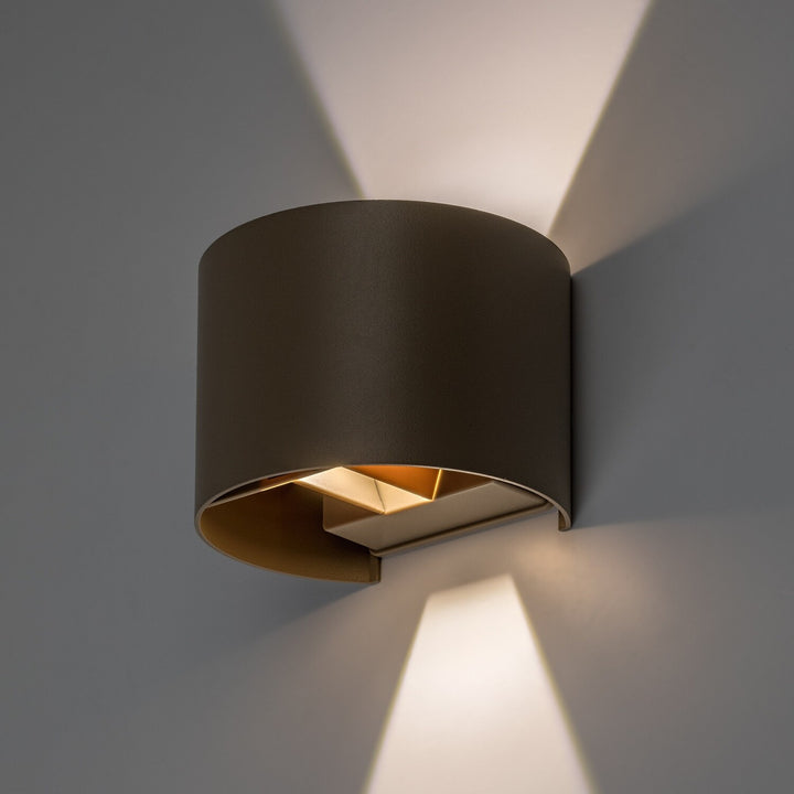 Applique d'extérieur, Virna, LED 5 W, 420 lm, température de couleur 2 700, 4 000, 6 500 K, IP54, gris-beige, 77217