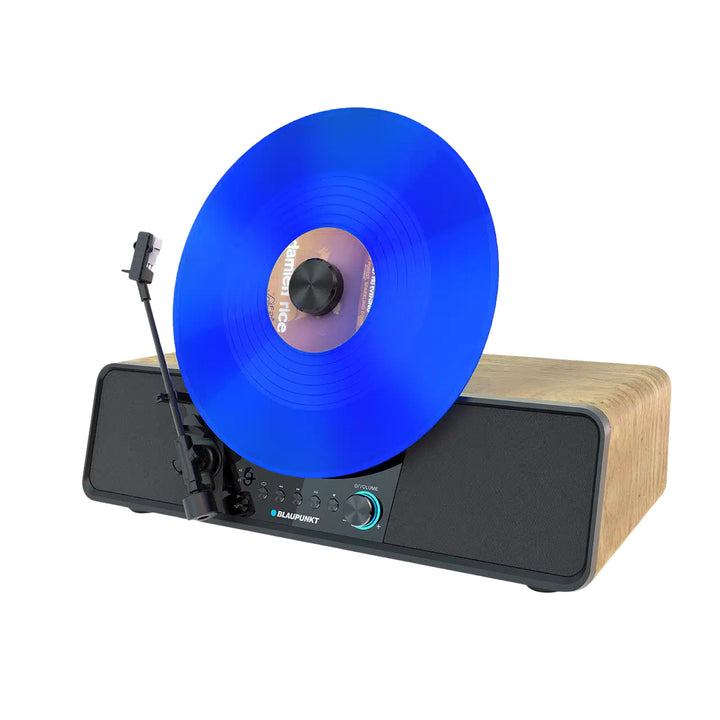 Platine vinyle automatique Blaupunkt, à montage vertical, BT, USB, cellule Audio-Technica, compatible avec les disques 7" et 12", Varsovia VT200BT