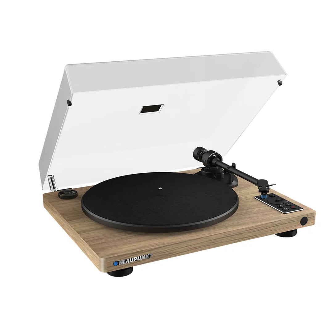 Platine vinyle automatique Blaupunkt, BT, USB, cellule Audio-Technica, compatible avec les disques 7" et 12", Varsovia AT100BT