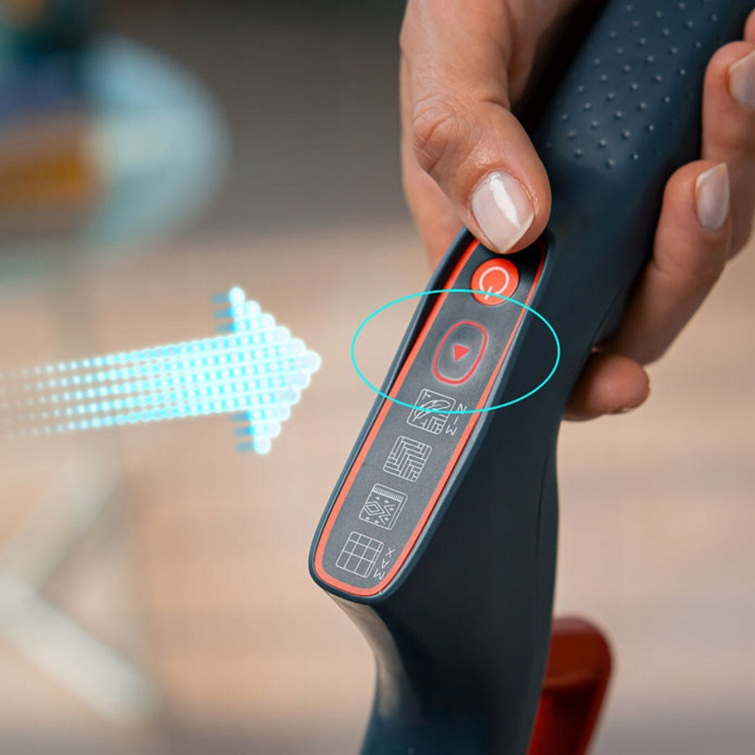 Balai à vapeur Vileda Steam Plus Pro, élimine 99,9 % des bactéries, chauffe rapidement, convient à tous les types de sols, 180839