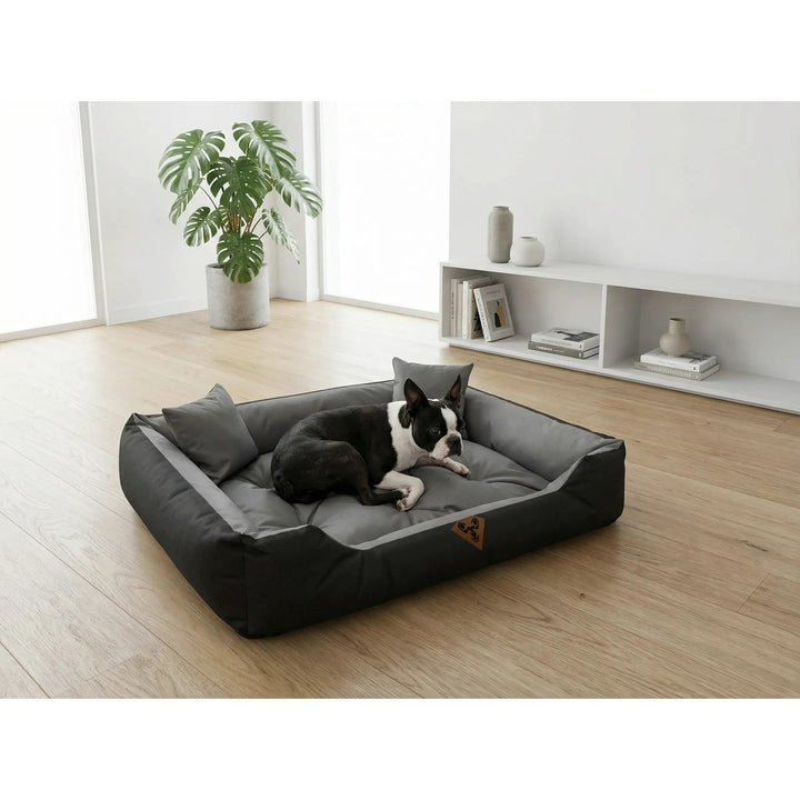 Panier pour chien 75 x 65, Basic, gris, imperméable, Dogs4life