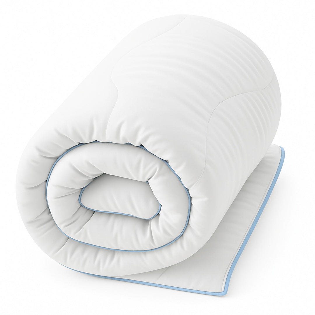 Couette d'hiver anti-allergique matelassée 200 x 200 cm + 2 oreillers ProSleep