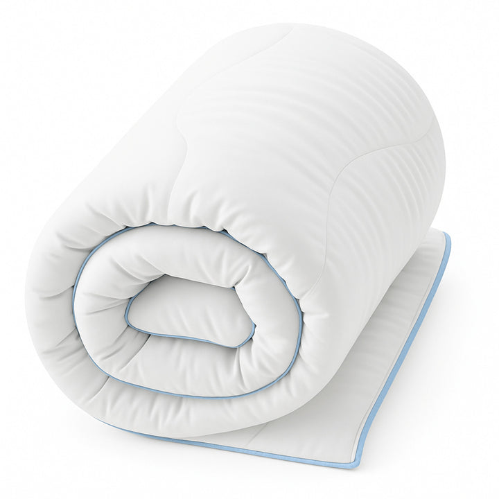 Couette d'hiver anti-allergique matelassée 200 x 200 cm + 2 oreillers ProSleep