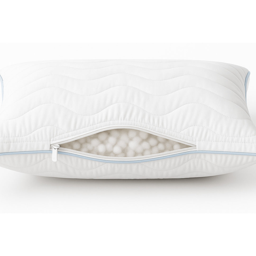 Couette d'hiver anti-allergique matelassée 200 x 200 cm + 2 oreillers ProSleep