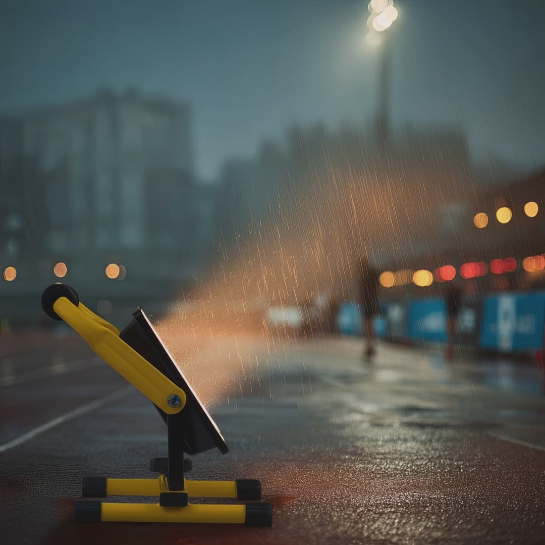 Support de sol pour projecteur à LED Maclean Trépied rotatif en acier (Pour MCE550 / MCE650)