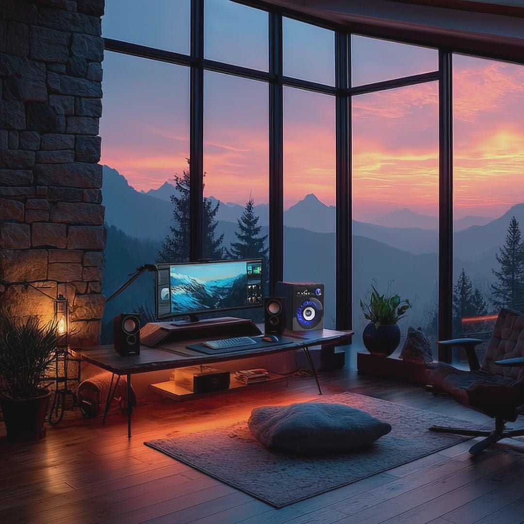 Een set Bluetooth 2.1-luidsprekers FM-radio, TF-kaartingang, AUX, USB-voeding Audiocore AC910