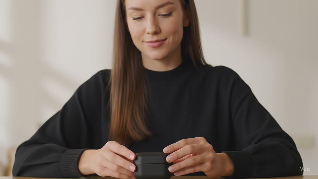 TWS BT 5.1 draadloze hoofdtelefoon zwart met powerbank Audiocore AC580