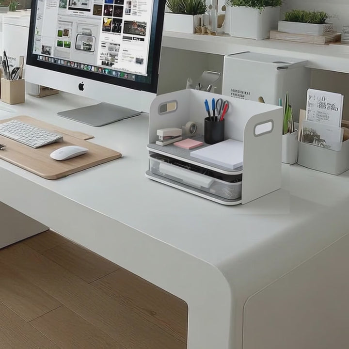 Ergo Office ER-440 Organisateur de bureau avec tiroir et tablette jusqu'à 10kg ER-440