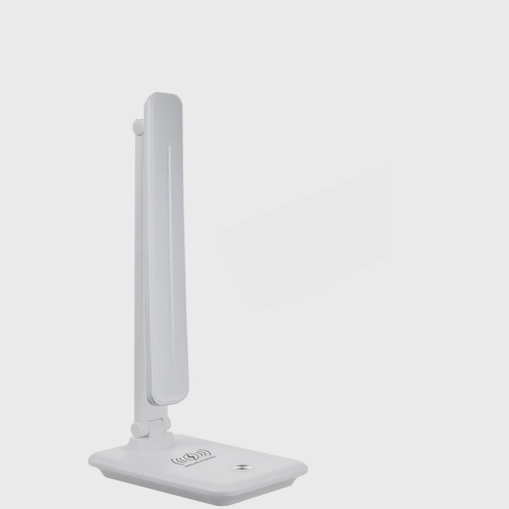 Dimbare LED-bureaulamp 9W Bureaulamp met Qi-inductielader