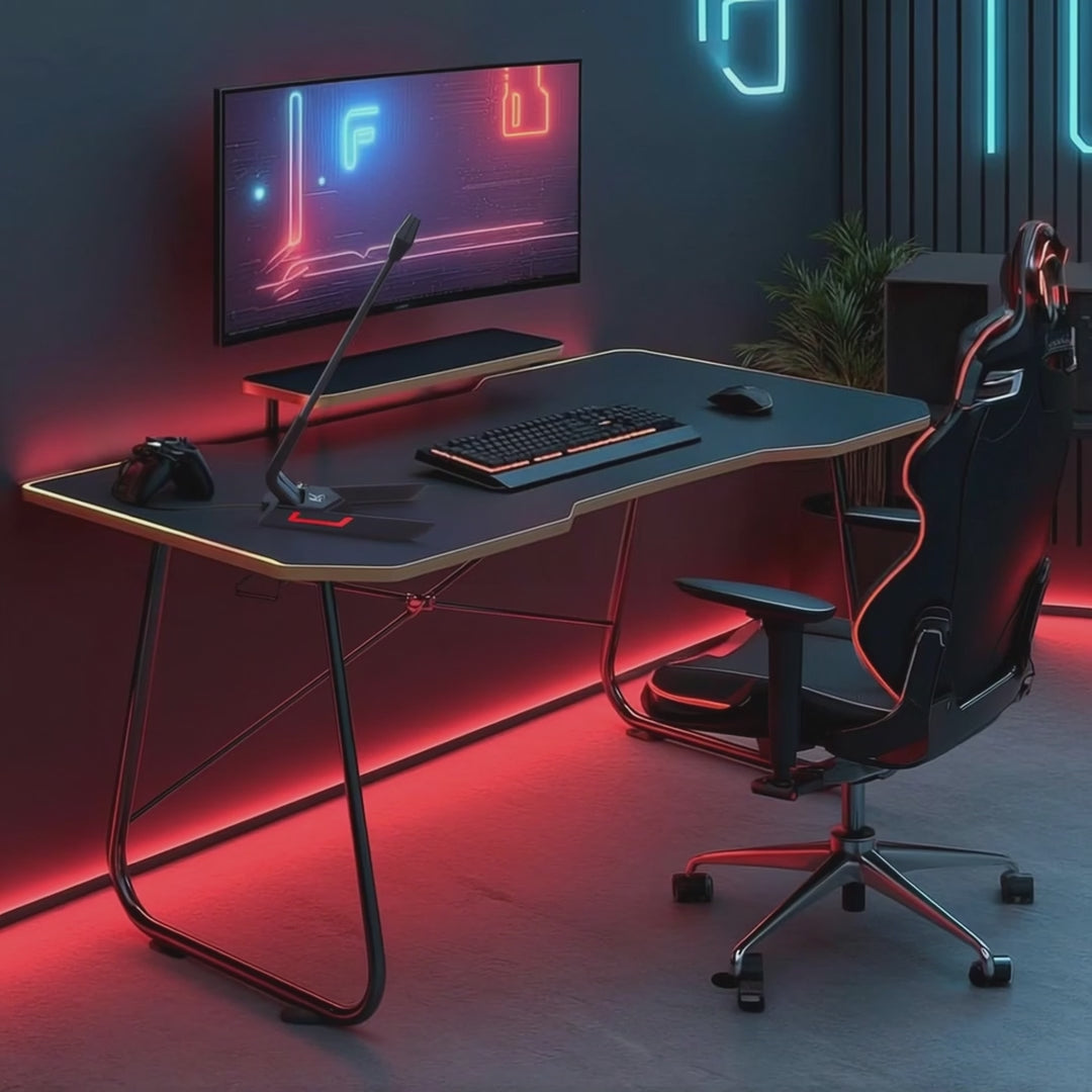 USB LED-gamingmicrofoon YouTube-streaming 1,5 m Gevoeligheid 21 dB + 3 dB NanoRS RS710